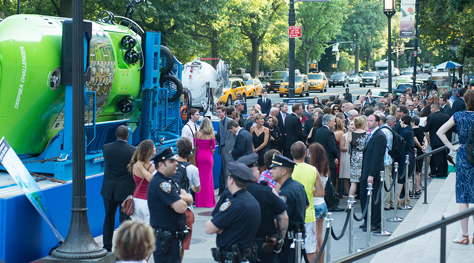 James Cameron’s Deepsea Challenge Movie Premiere at New York American Museum of Natural History with Rolex and National Geographic