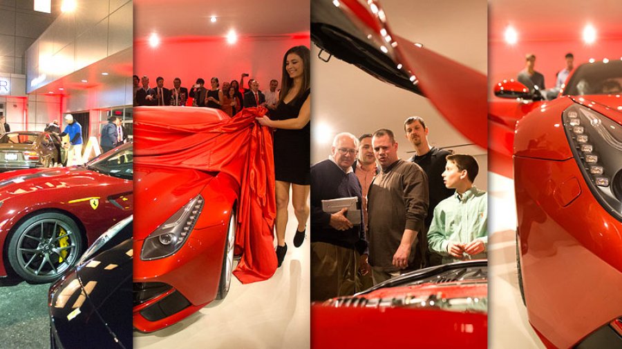 Philadelphia Event Photography, Ferrari Berlinetta Unveiling