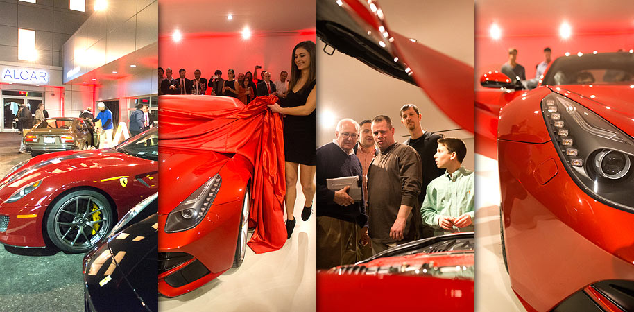 Philadelphia Event Photography, Ferrari Berlinetta Unveiling